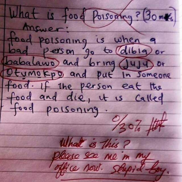 preview of What Is Food Poisoning - Funny Answer.jpg
